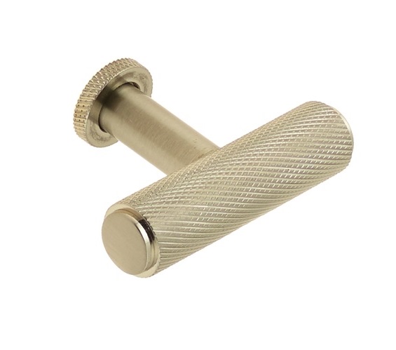 PICCADILLY KNURLED T-BAR CUPBOARD DOOR KNOB